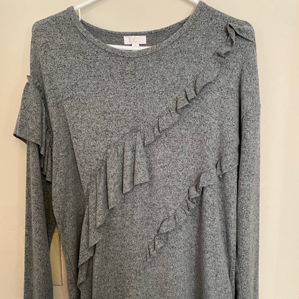 Charming Charlie soft green sweater